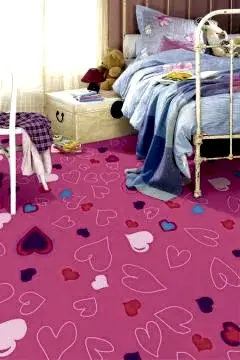 Kids Collection Minik Kalpler 01 Duvardan Duvara Halı