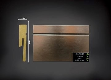 XD 5030 8 cm Inox Süpürgelik