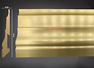Burç Halif 18 cm Gold Süpürgelik